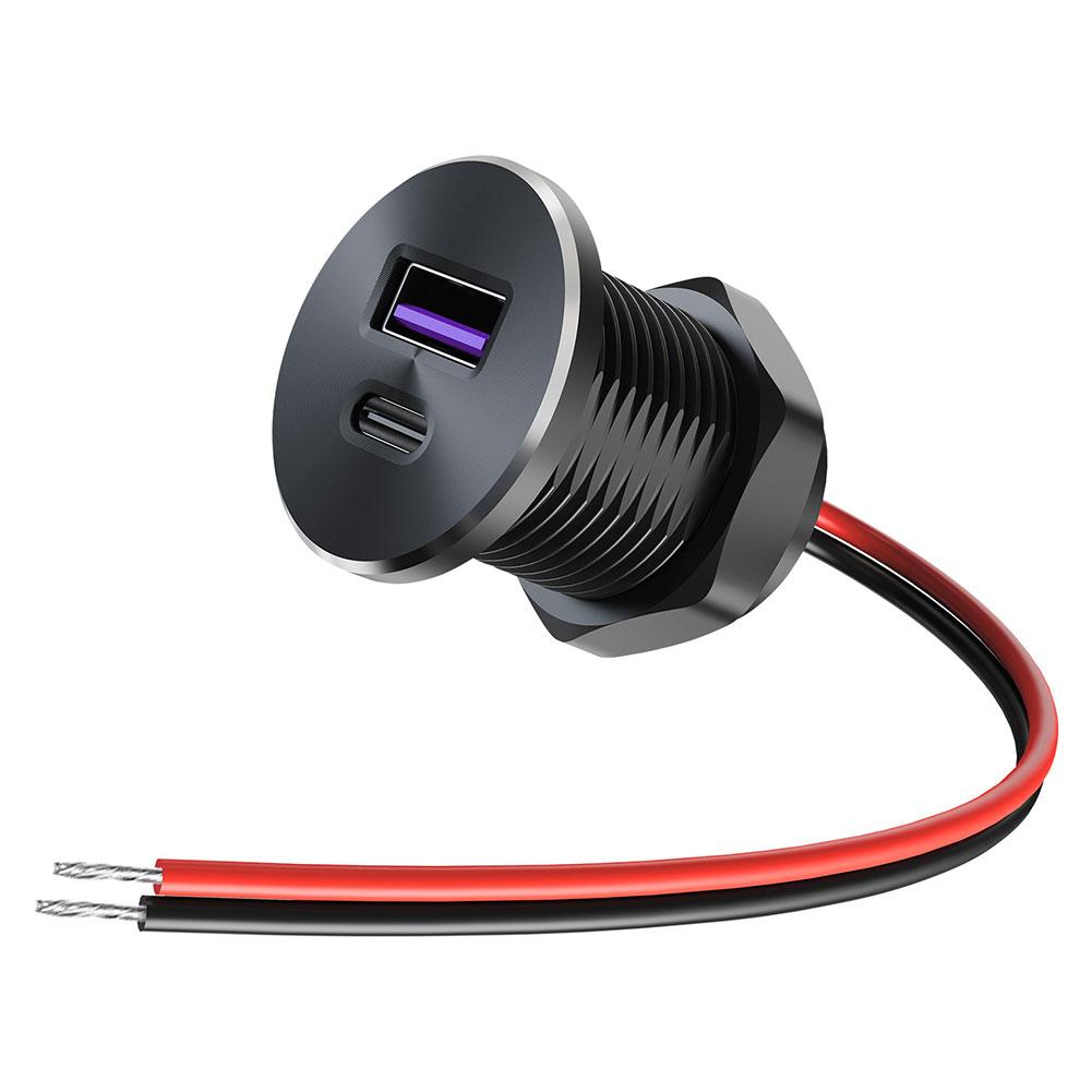 Usb C Power Adapter - Mini Car Charger Dual Fast Charging