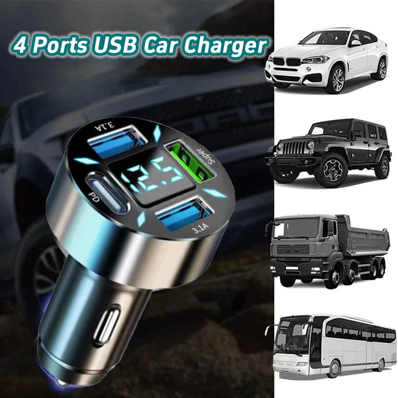 Usb C Power Adapter - High Quality Mini Fast Car Charger