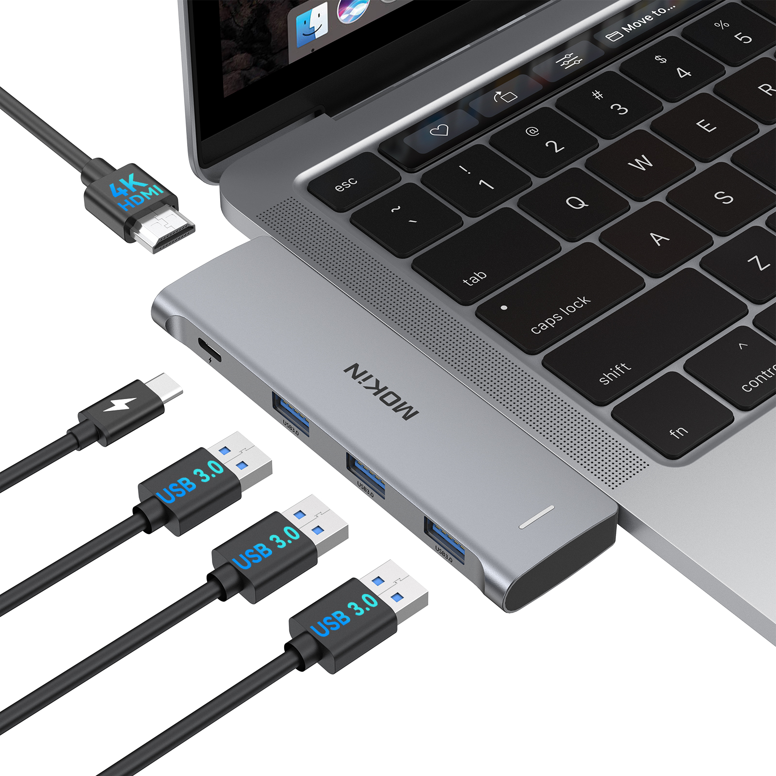 Mac Laptop Accessories - MOKiN Thunderbolt 3 Docking Station USB