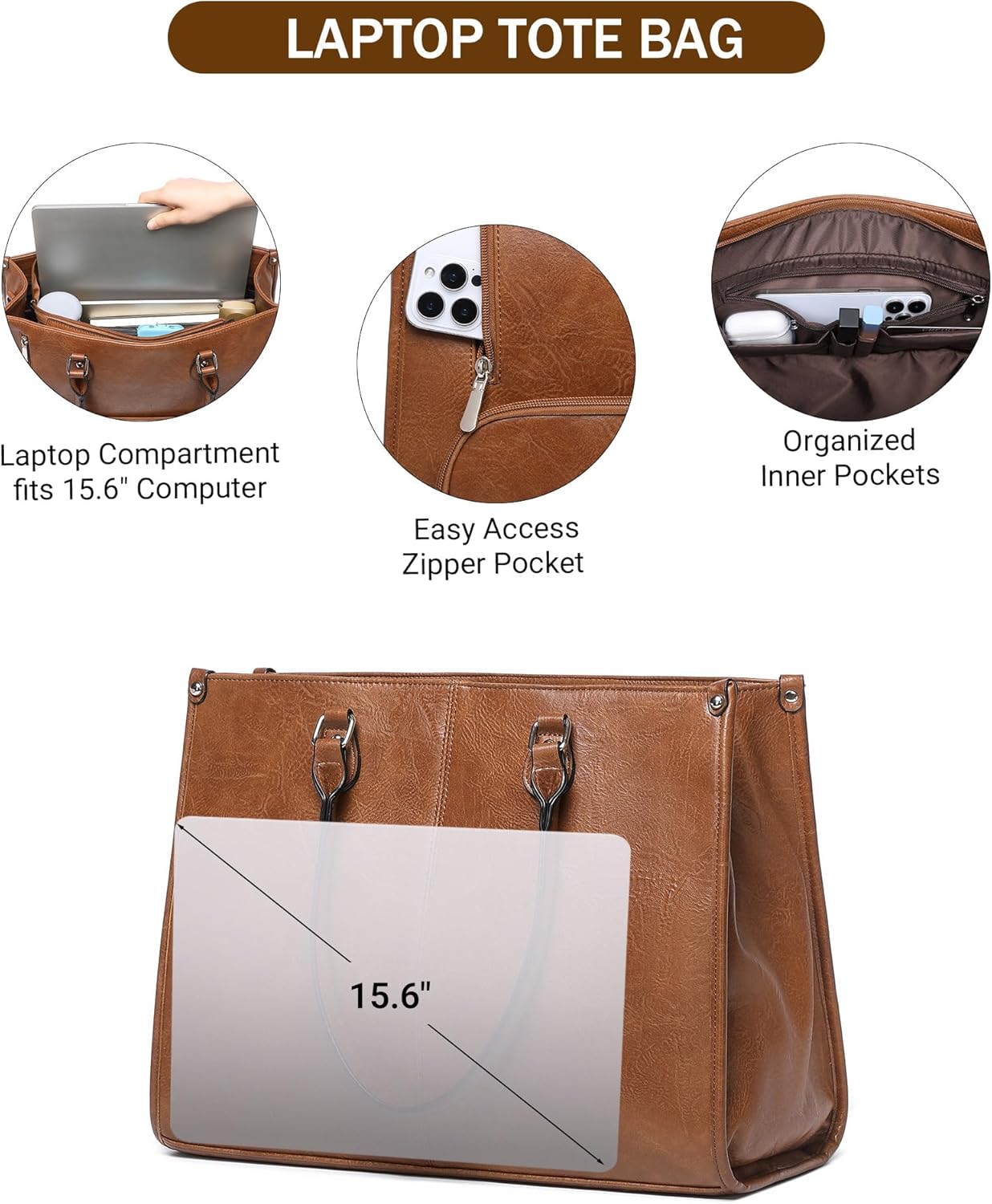 2 in 1 Laptop Tote Bag with In – Laptop Accessories Box Bewertung und Preis