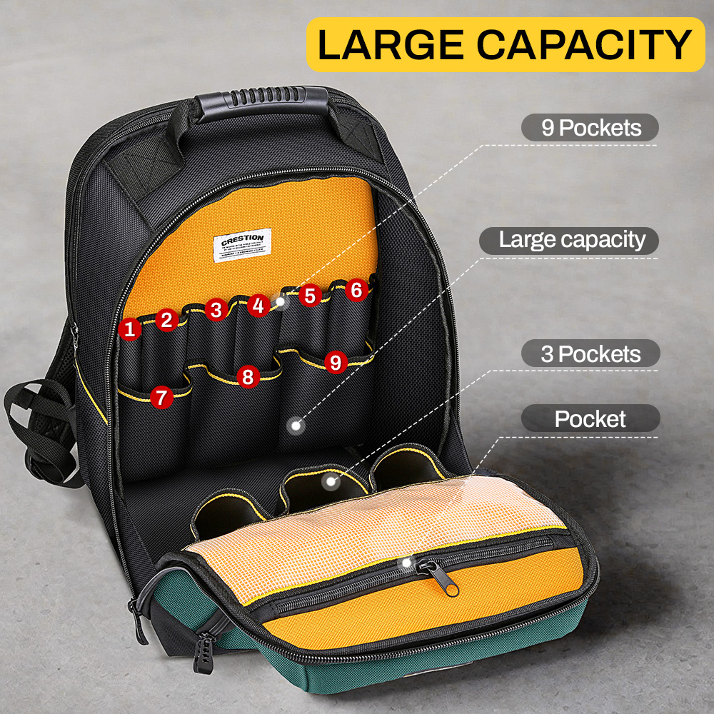 Tool Backpack, Multi-Pocket El – Laptop Accessories Box Bewertung und Preis