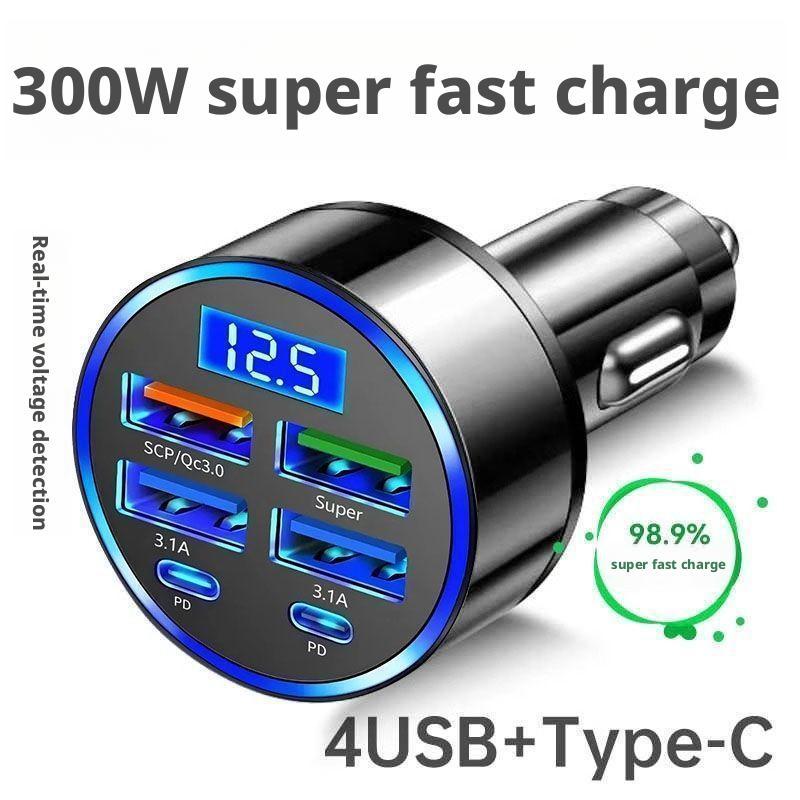 300W PD Car Charger 6 Ports Fa – Usb C Power Adapter Bewertung und Preis