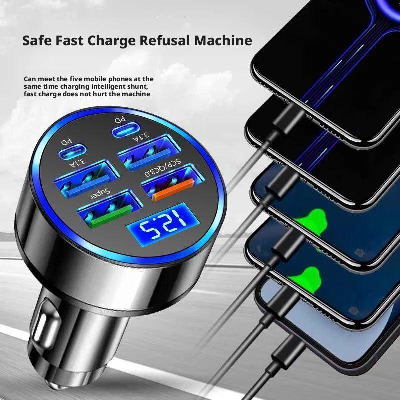 300W PD Car Charger 6 Ports Fa – Usb C Power Adapter Bewertung und Preis