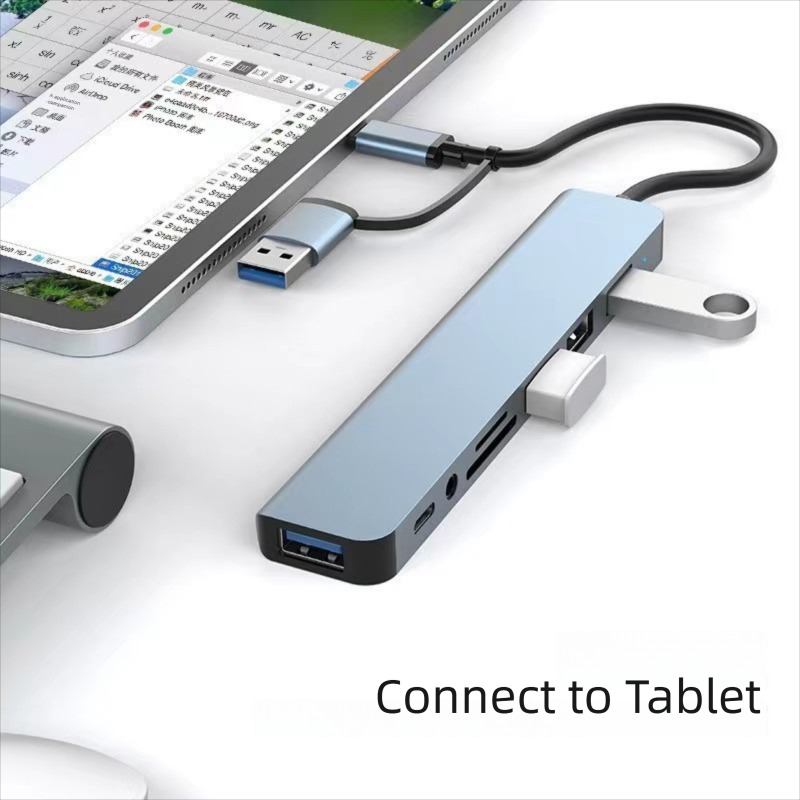 8 in 2 Port USB C Splitter USB – Laptop Accessories Hub Bewertung und Preis