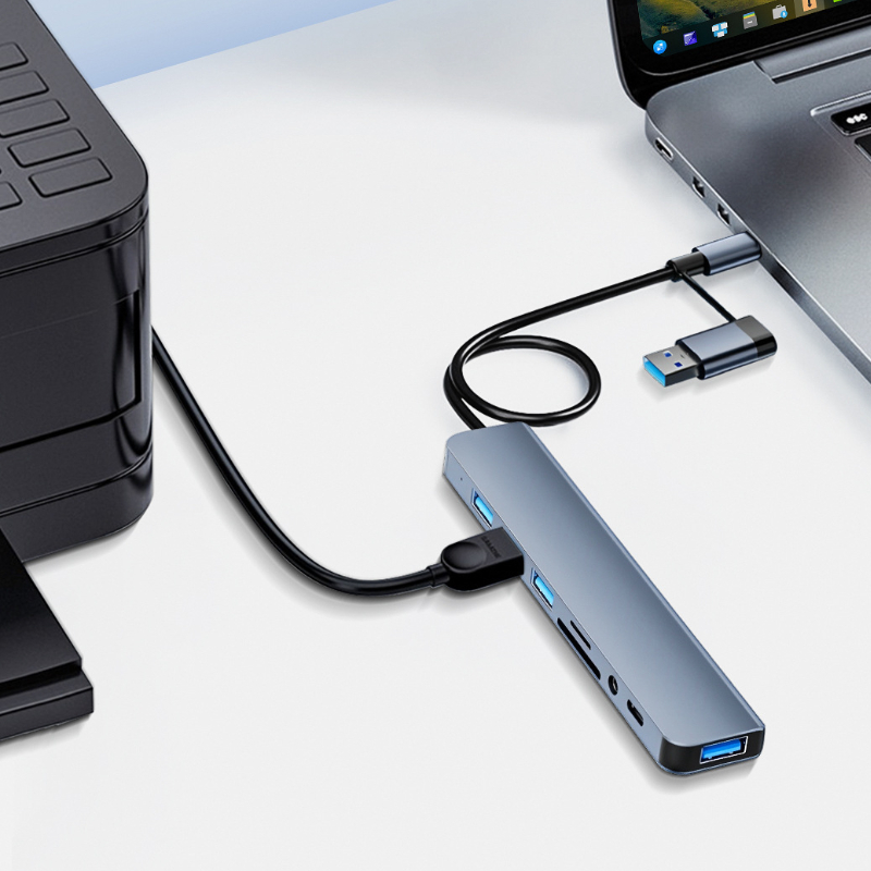 8 in 2 Port USB C Splitter USB – Laptop Accessories Hub Bewertung und Preis