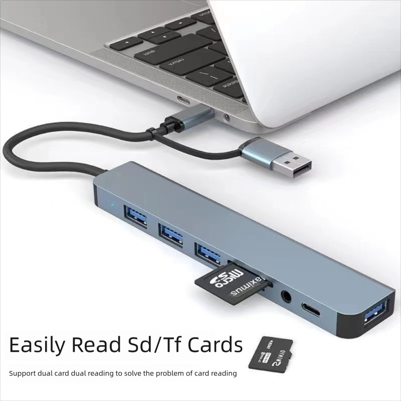 8 in 2 Port USB C Splitter USB – Laptop Accessories Hub Bewertung und Preis