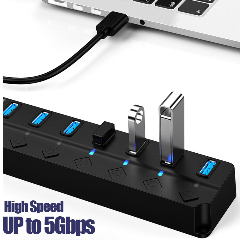 7 In 1 USB 3.0 Hub Multi USB S – Laptop Accessories Hub Bewertung und Preis