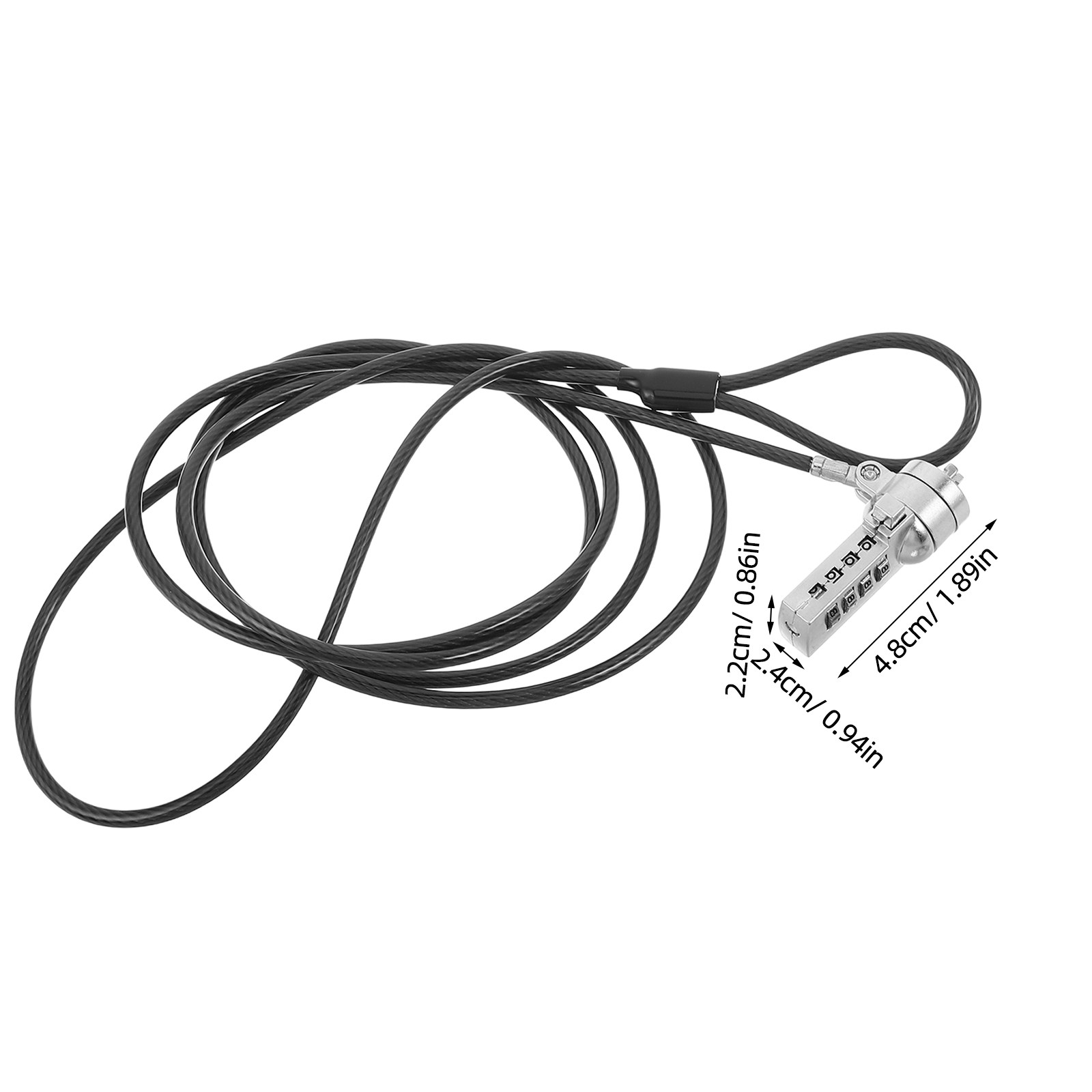 1Set Laptop Lock Combination 4 – Laptop Lock Cable Bewertung und Preis