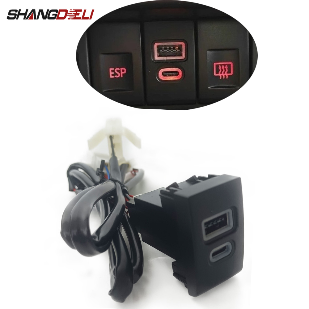 1PC Car Charger Socket QC3.0 D – Usb C Power Adapter Bewertung und Preis
