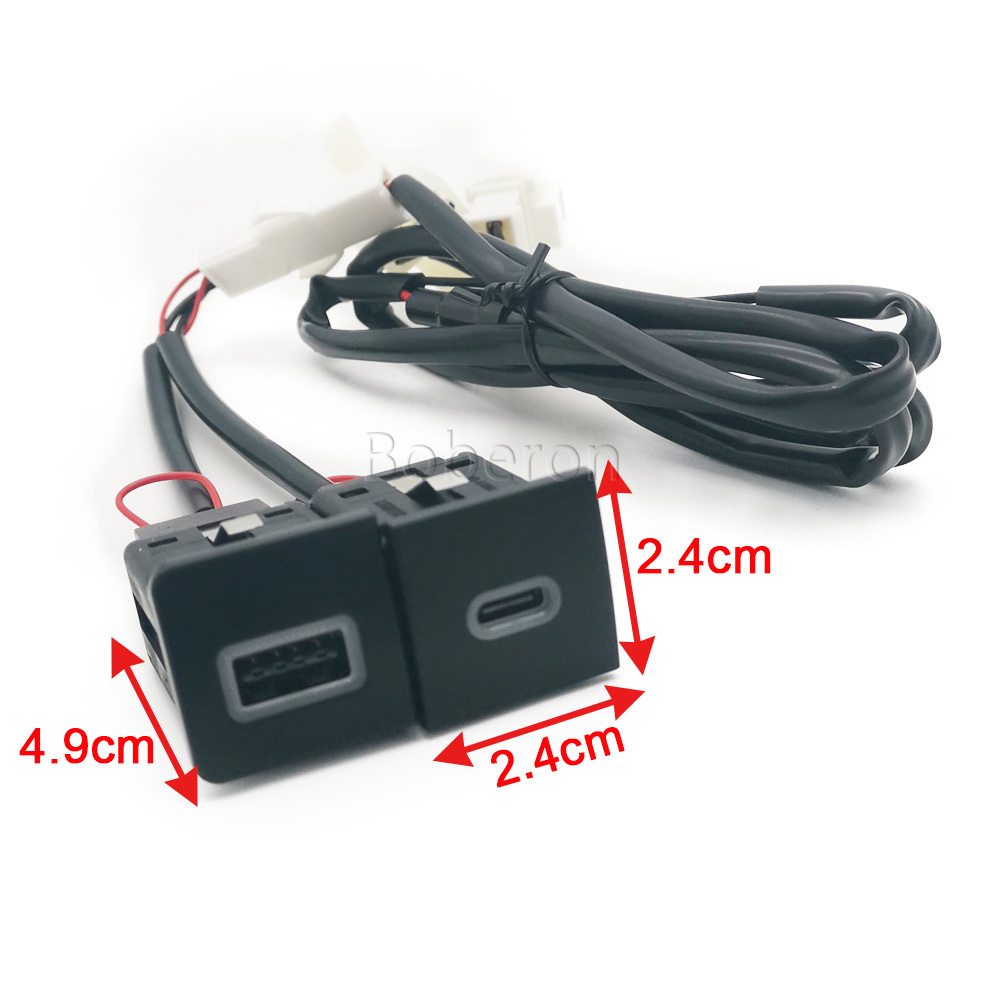 Red LED Quick Car Charger Sock – Usb C Power Adapter Bewertung und Preis