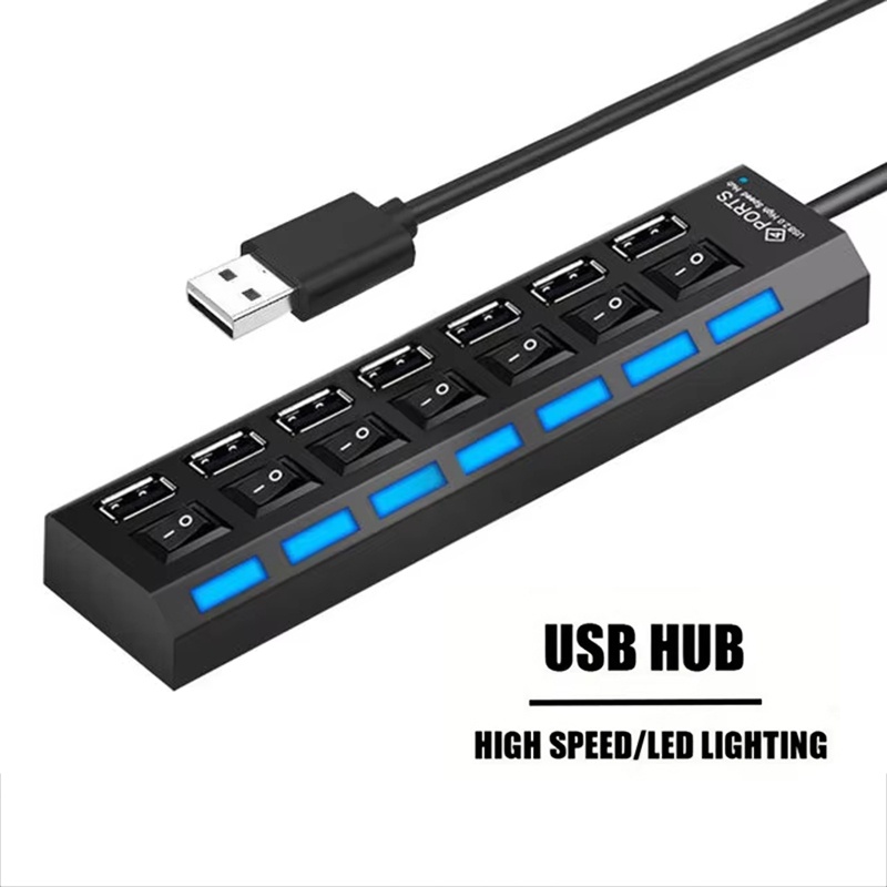7 Port USB 2.0 Hub Splitter Fo – Laptop Accessories For Office Bewertung und Preis