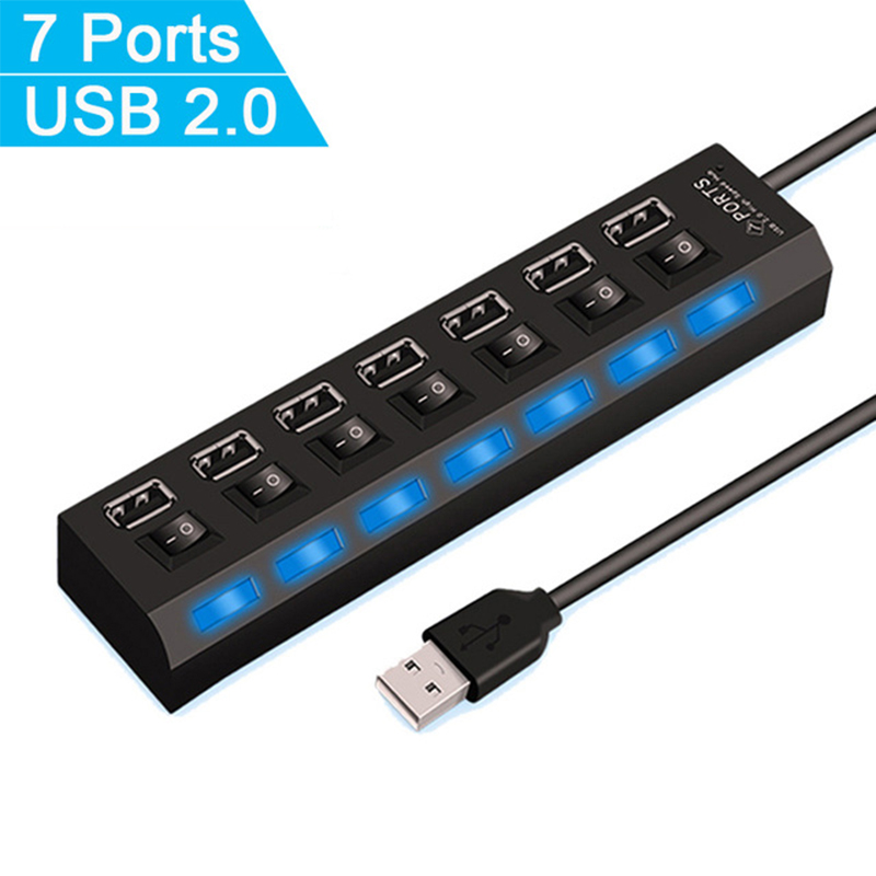 7 Port USB 2.0 Hub Splitter Fo – Laptop Accessories For Office Bewertung und Preis
