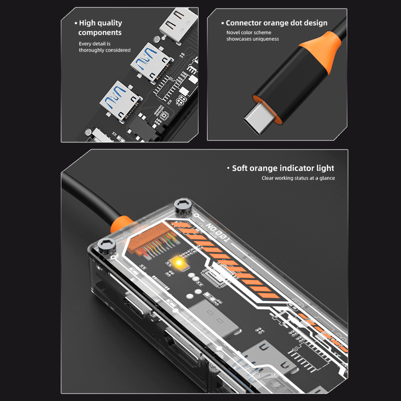 6-in-1 USB C Hub for MacBook P – Usb C Docking Hub Bewertung und Preis
