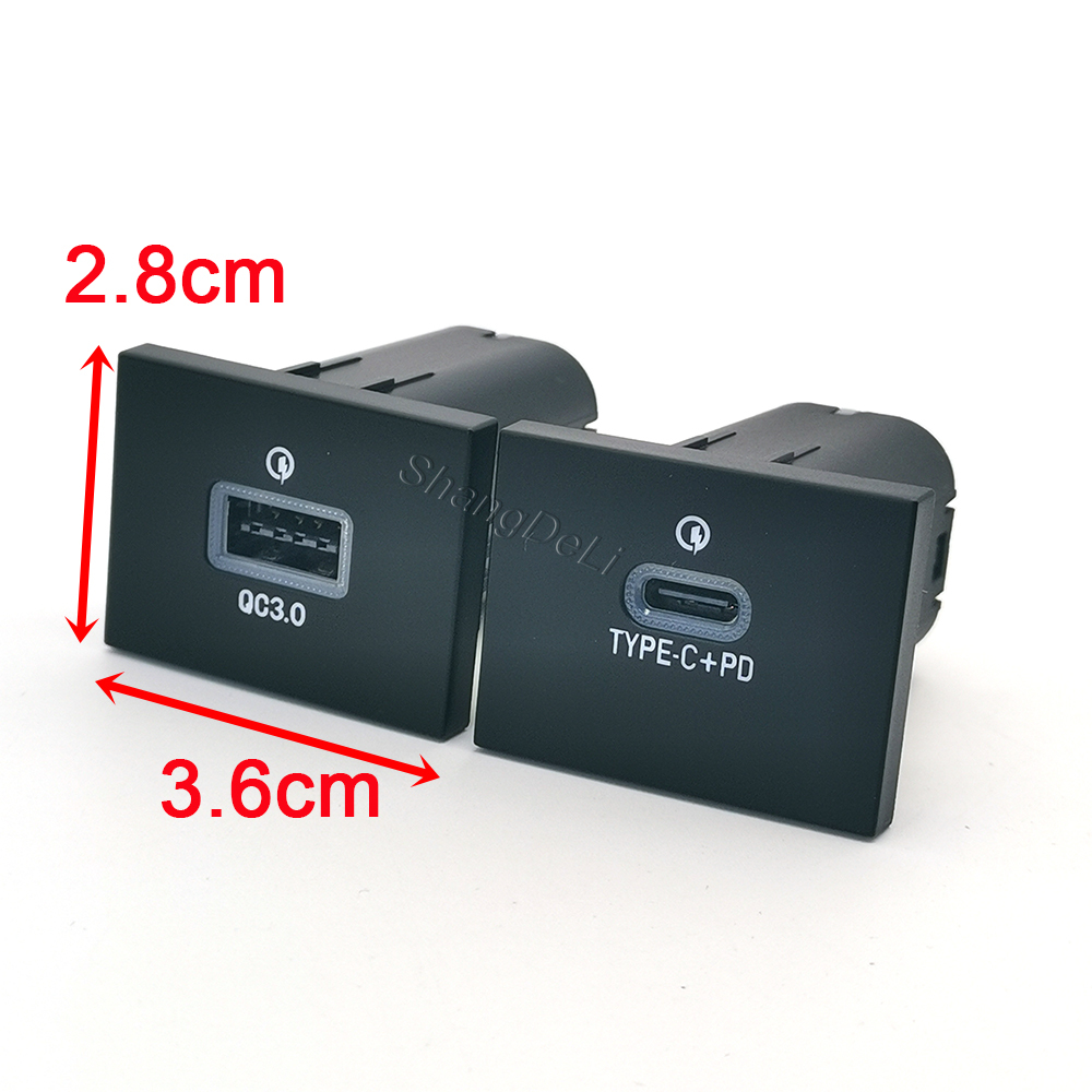 1PC Fit  For Ford Focus 2004-2 – Usb C Power Adapter Bewertung und Preis