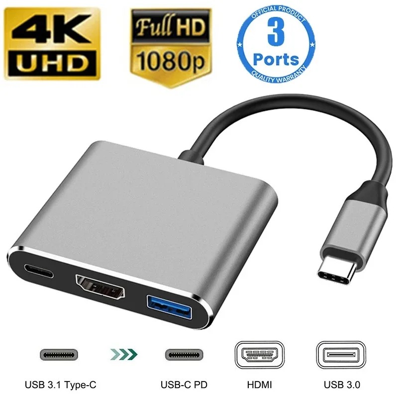 USB C HUB 3in1 Type C 3.0 to H – Usb C Docking Hub Bewertung und Preis