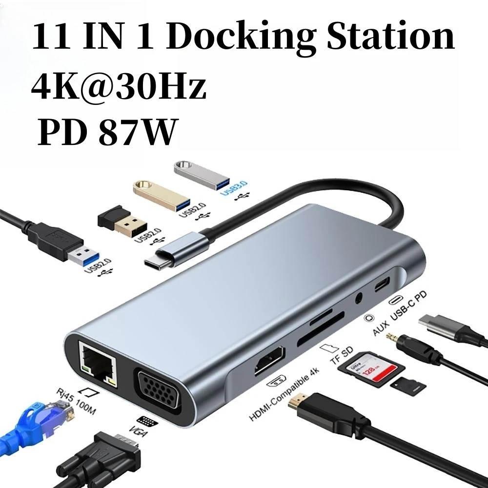 4/7/8/11in1 Docking Hub 4K USB – Usb C Docking Hub Bewertung und Preis