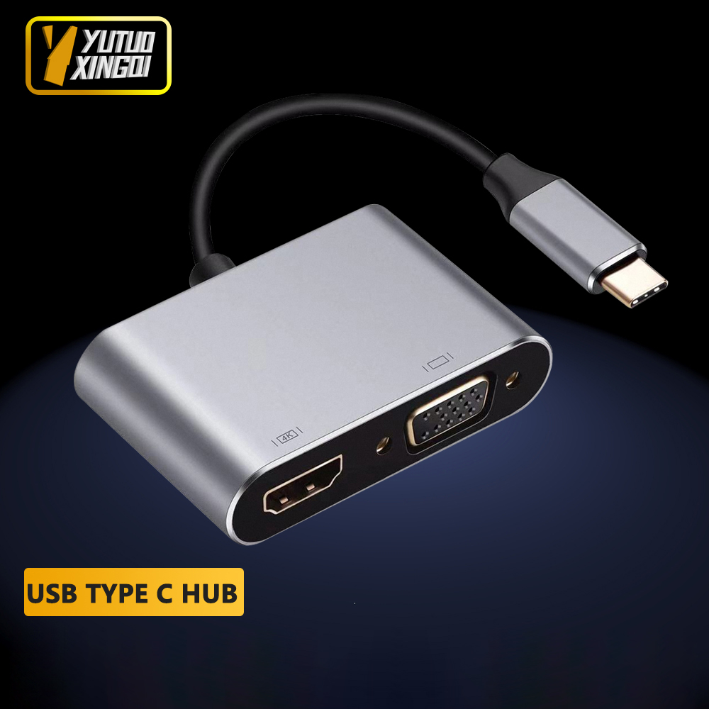 4K USB Type C to VGA 1080P USB – Usb C Docking Hub Bewertung und Preis