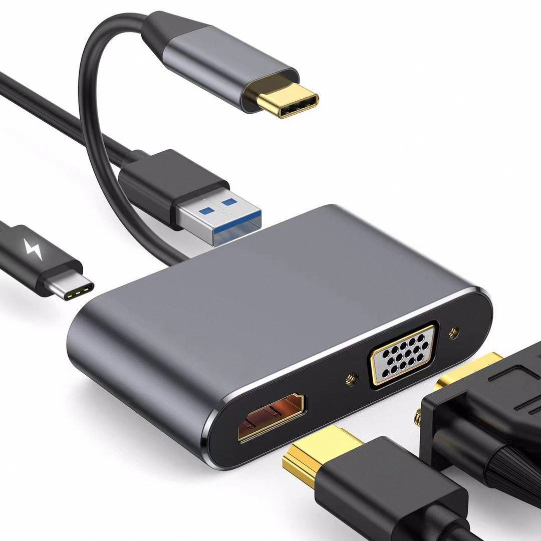 4K USB Type C to VGA 1080P USB – Usb C Docking Hub Bewertung und Preis