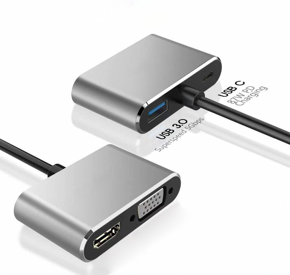 4K USB Type C to VGA 1080P USB – Usb C Docking Hub Bewertung und Preis