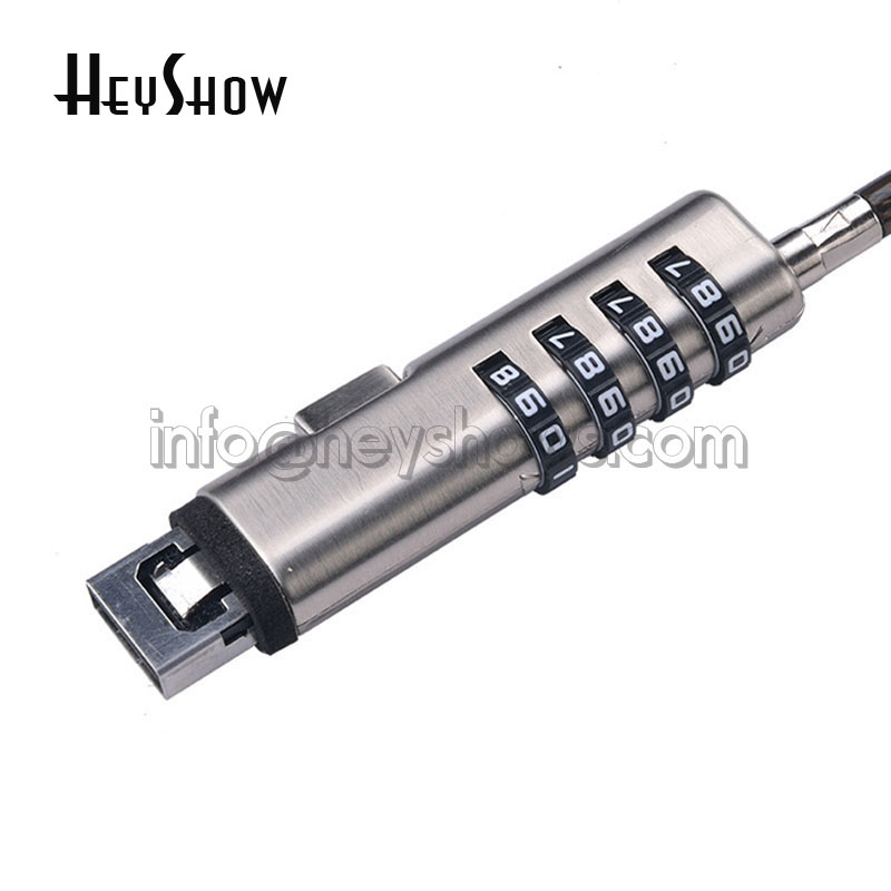 4-Digit Password Protected USB – Laptop Lock Cable Bewertung und Preis