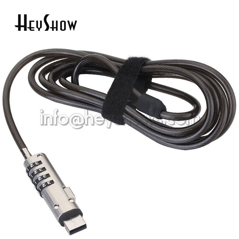 4-Digit Password Protected USB – Laptop Lock Cable Bewertung und Preis