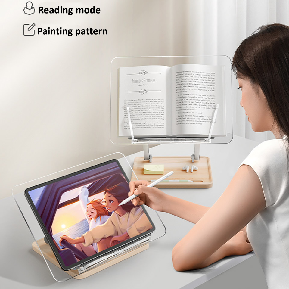 Wooden Reading Stand with Ligh – Laptop Accessories For Office Bewertung und Preis