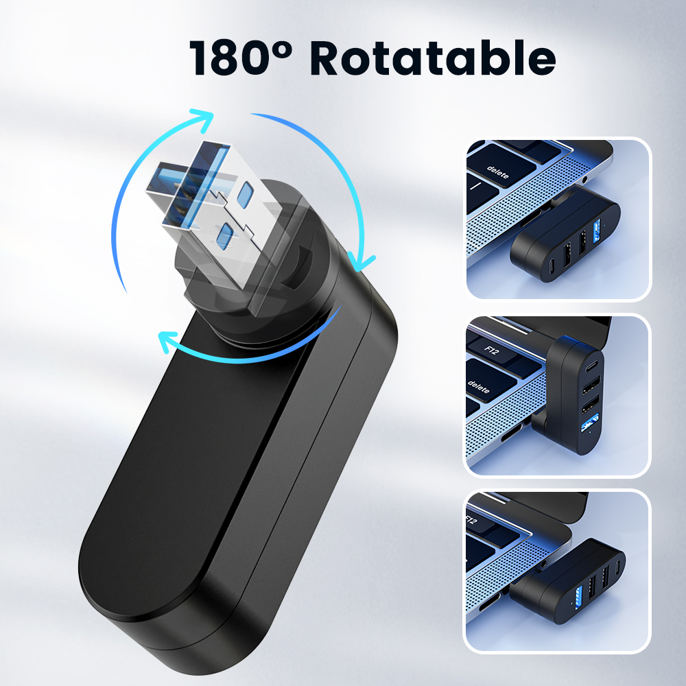 4 Port Multi USB 2.0 HUB Mini  – Laptop Accessories Hub Bewertung und Preis