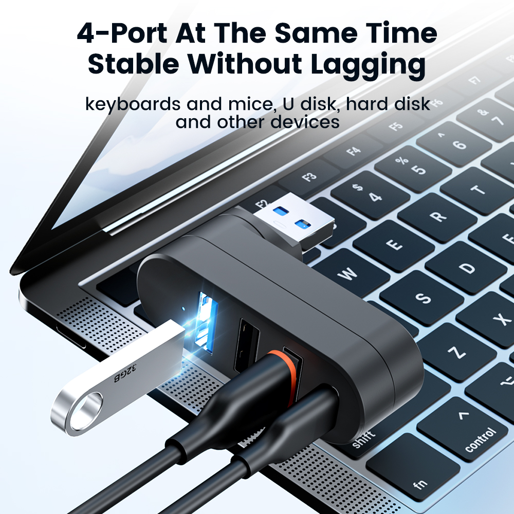 4 Port Multi USB 2.0 HUB Mini  – Laptop Accessories Hub Bewertung und Preis