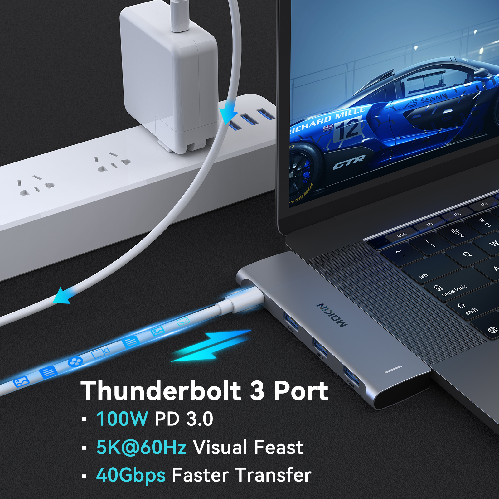 MOKiN Thunderbolt 3 Docking St – Mac Laptop Accessories Bewertung und Preis