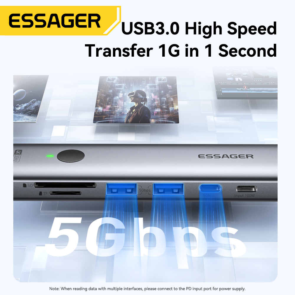 Essager USB C HUB 4K 7-in-1 Ty – Usb C Docking Hub Bewertung und Preis