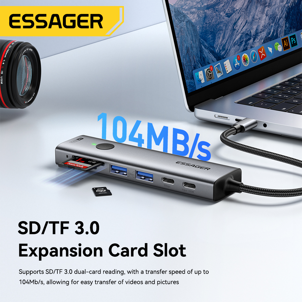 Essager USB C HUB 4K 7-in-1 Ty – Usb C Docking Hub Bewertung und Preis