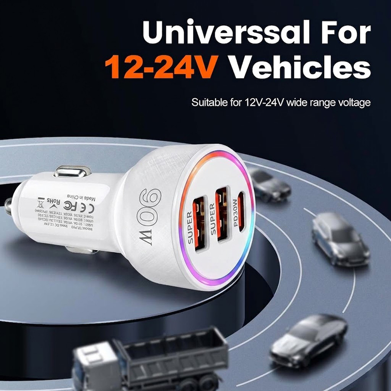 90W Car Charger Adapter with M – Usb C Power Adapter Bewertung und Preis