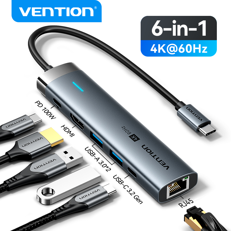 Vention USB C HUB Type C to HD – Mac Laptop Accessories Bewertung und Preis