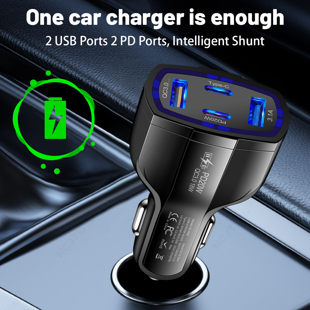 Multi Port 63W Car Charger Fas – Usb C Power Adapter Bewertung und Preis