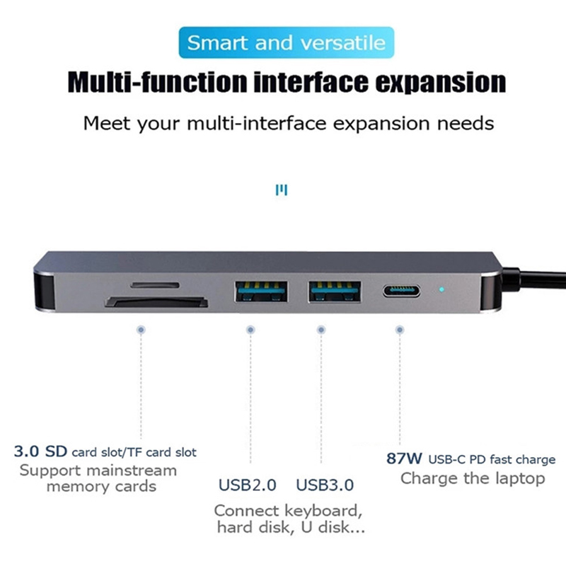 6 In 1 PD Type C Docking Stati – Usb C Docking Hub Bewertung und Preis