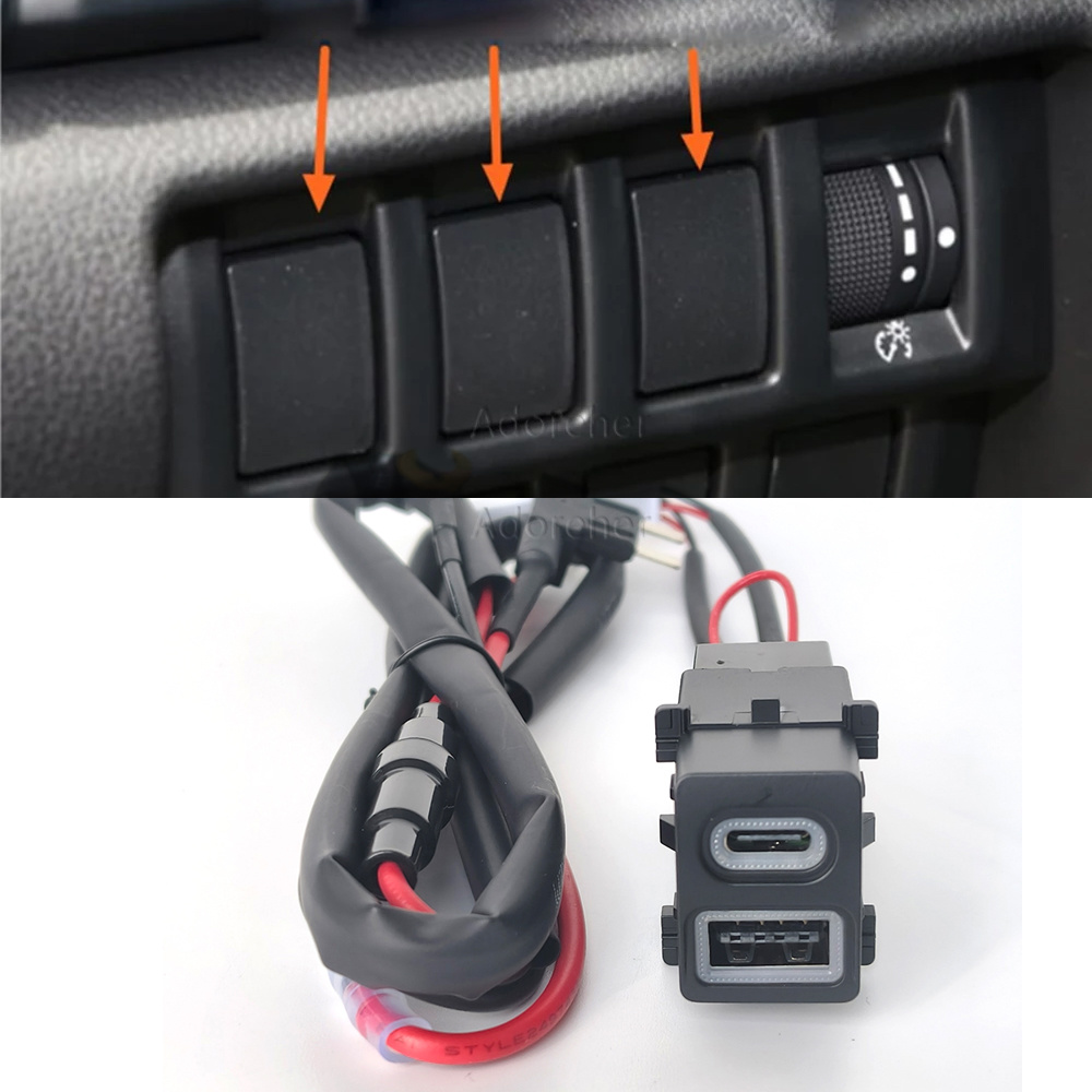 Modified Car USB QC3.0 Type-C  – Usb C Power Adapter Bewertung und Preis