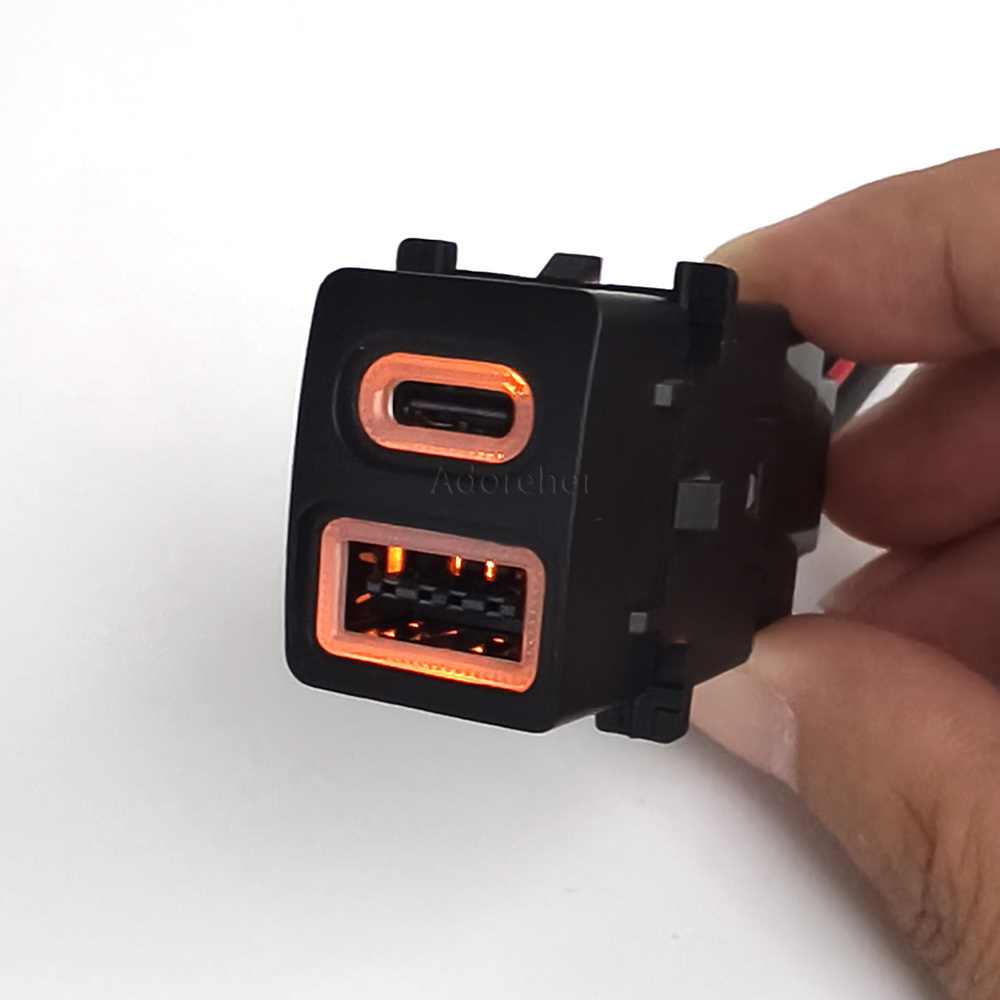 Modified Car USB QC3.0 Type-C  – Usb C Power Adapter Bewertung und Preis