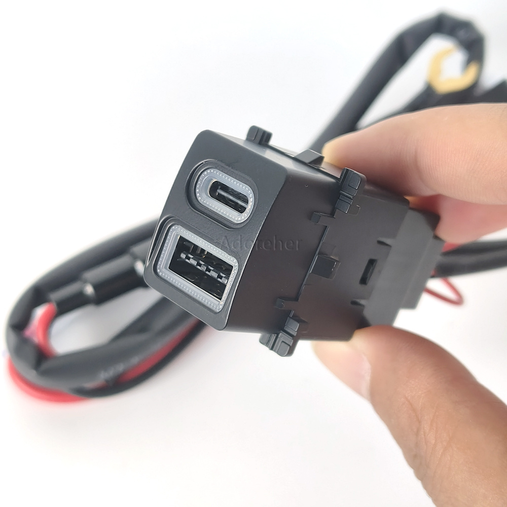 Modified Car USB QC3.0 Type-C  – Usb C Power Adapter Bewertung und Preis